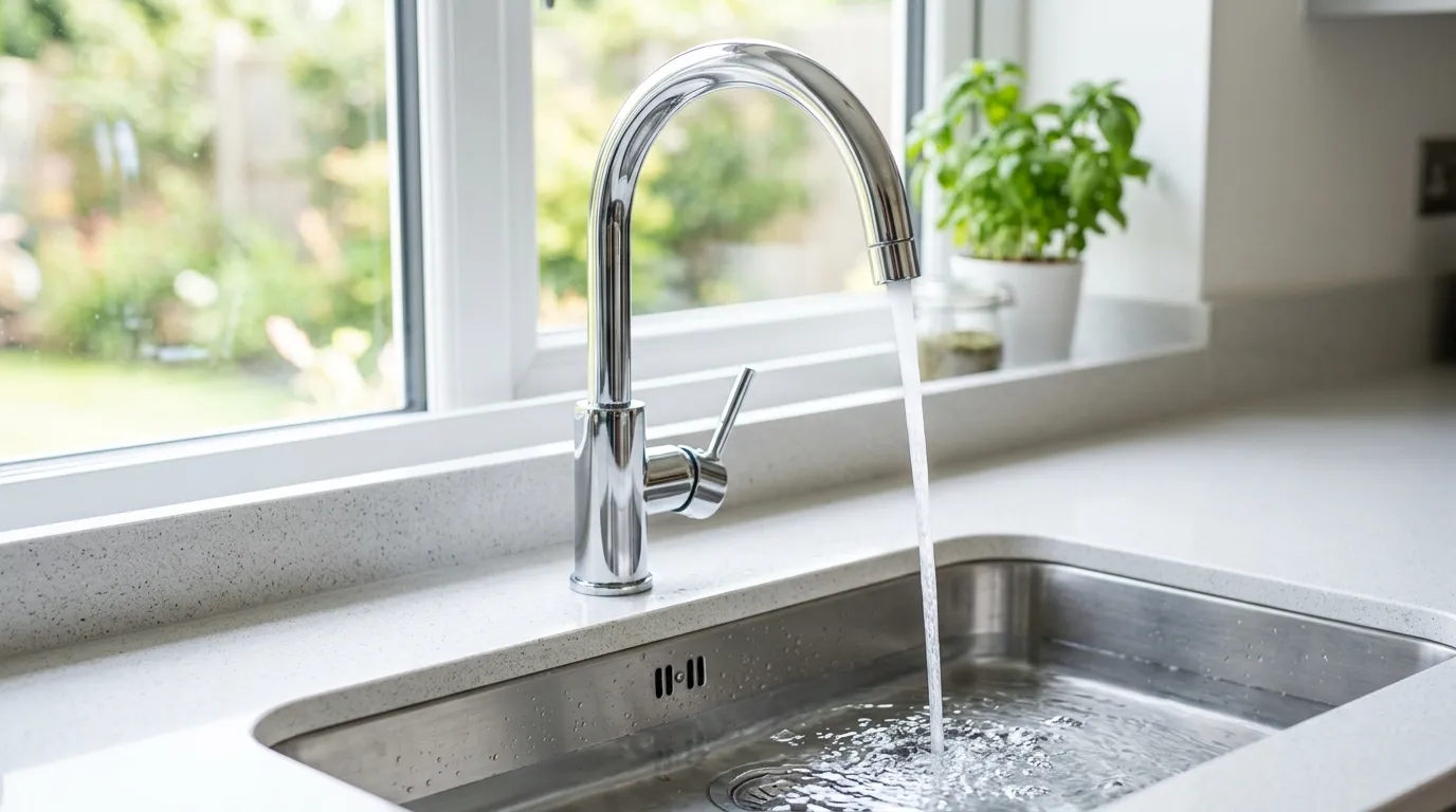 Local Plumbing Master Pros same day plumber fixing a faucet in Kewaunee, WI